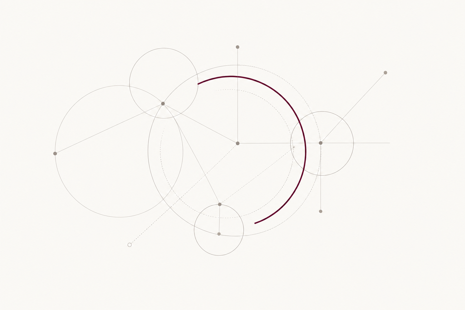 Structured editorial diagram aesthetic on light canvas